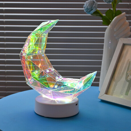 Lámpara PRISMA Media Luna Holográfica Lámpara PRISMA Media Luna Holográfica