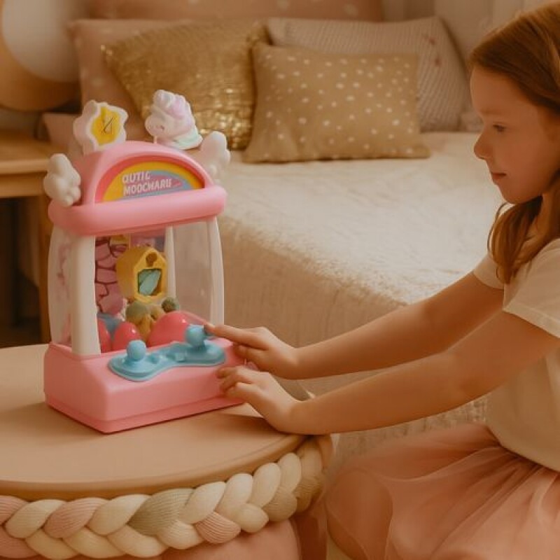 Maquina Agarrar Peluches De juguete- Rosa Unicornio Maquina Agarrar Peluches De Juguete- Rosa Unicornio