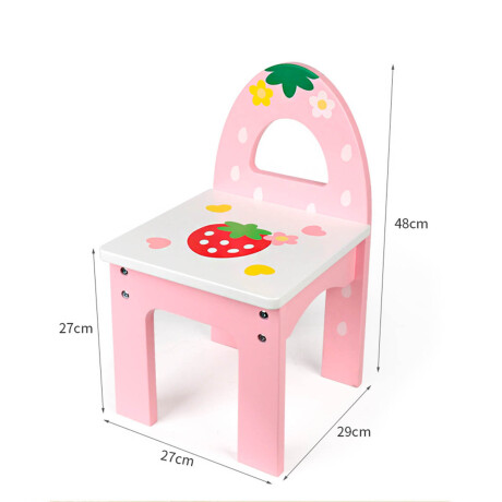 Escritorio Madera Tocador Juguete Silla Espejo Niñas Jug007306