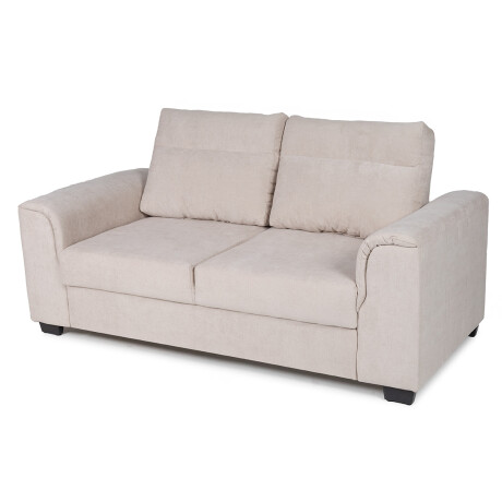Sofá Aston (Outlet) - Tela Microfibra - 2 cuerpos Berlin 02 (Beige)