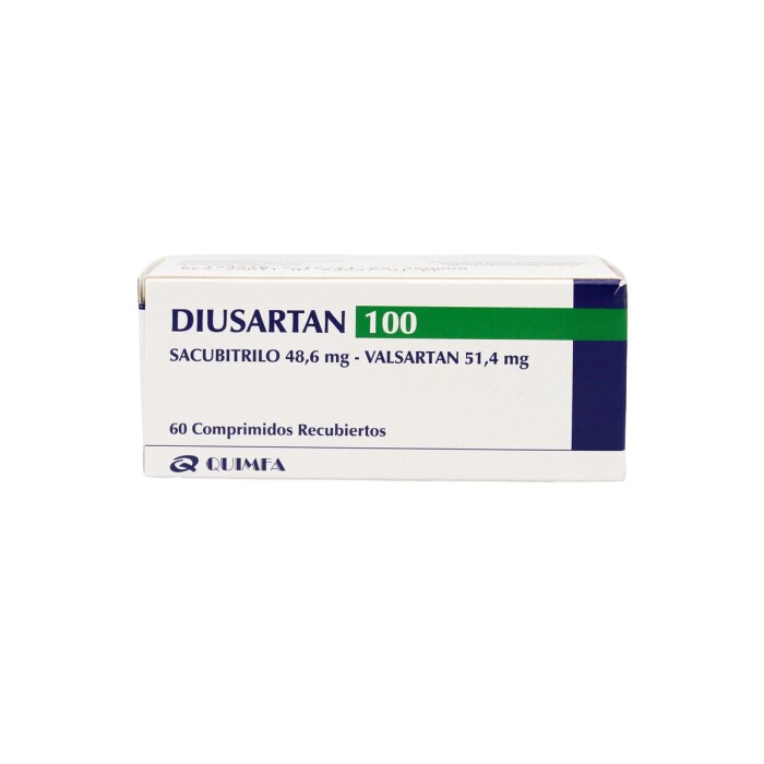 DIUSARTAN 100 MG. CJ X 60 COMP. REC. única