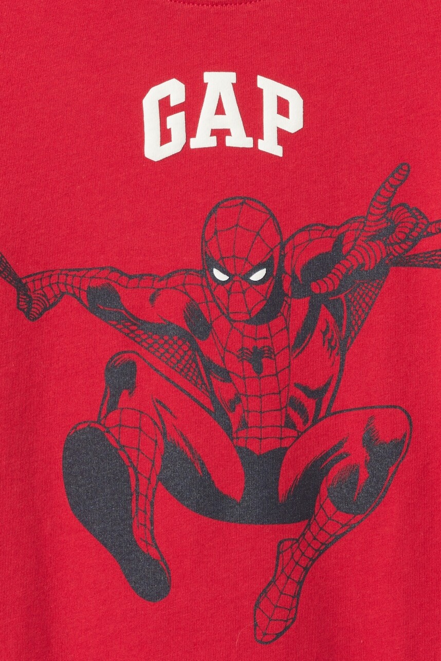 Remera Logo Grafico Spiderman Modern Red 2