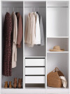 Armario VIBY 150x200 3 puertas blanco Armario VIBY 150x200 3 puertas blanco