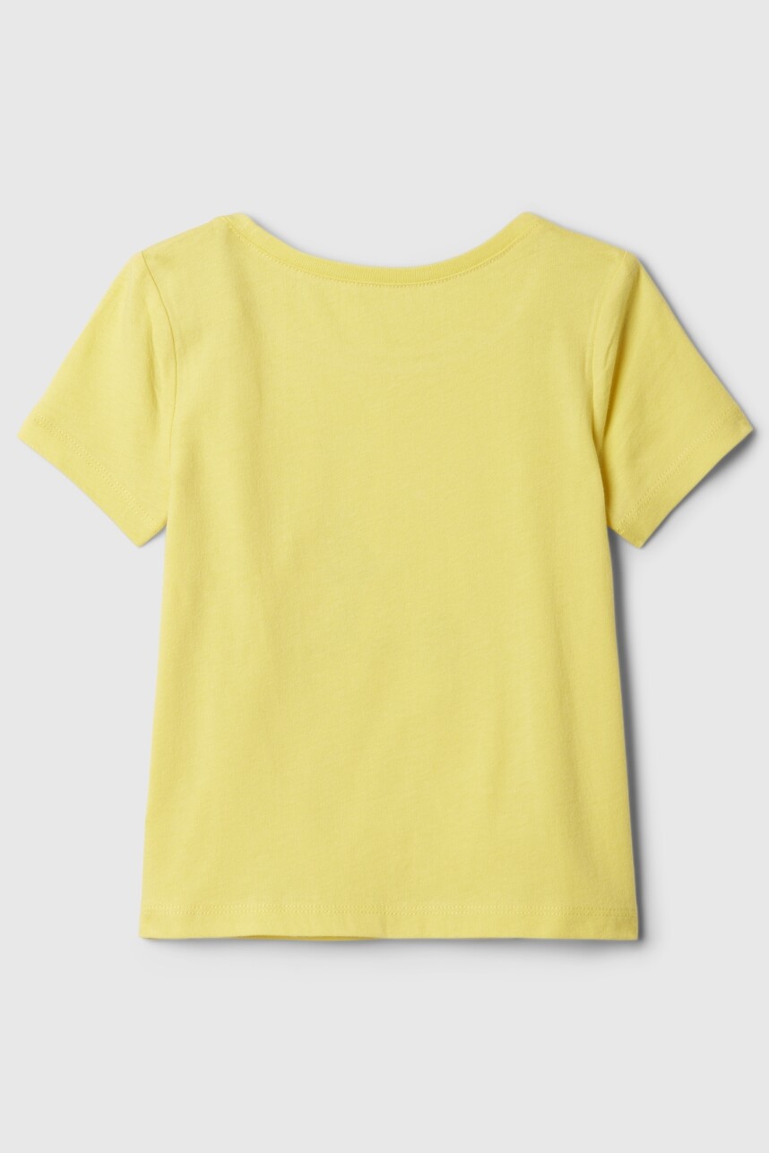 Remera Logo Gap Toddler Niña Aurora Yellow