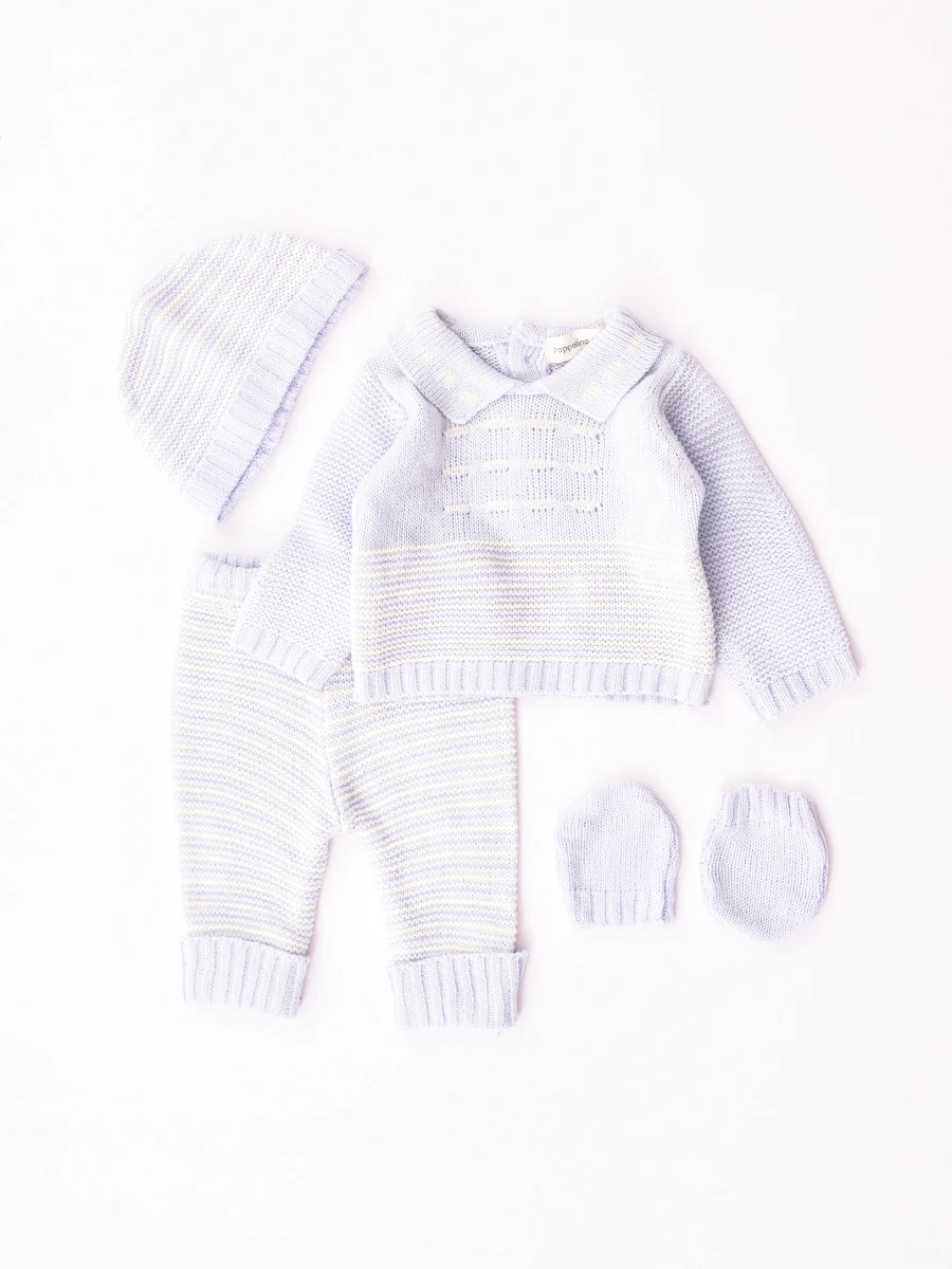 CONJUNTO RECIEN NACIDO - LILA 