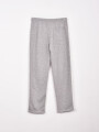 PANTALÓN FELPA RECTO GRIS MELANGE M