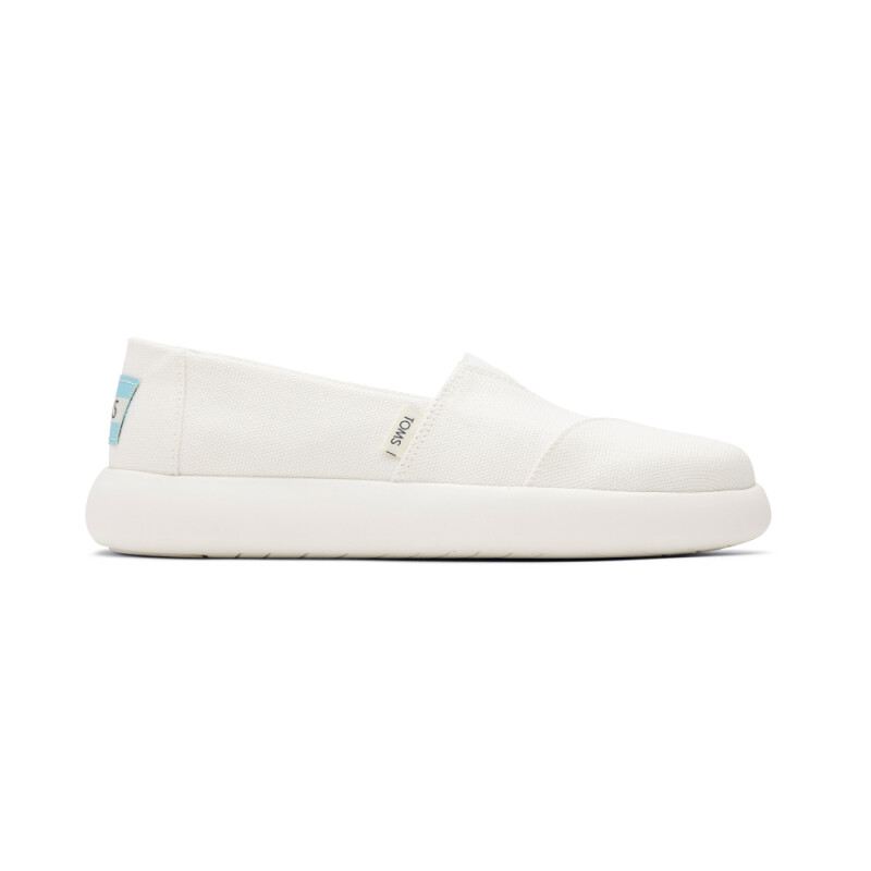 White Canvas Alpama Sneak - Mujer White