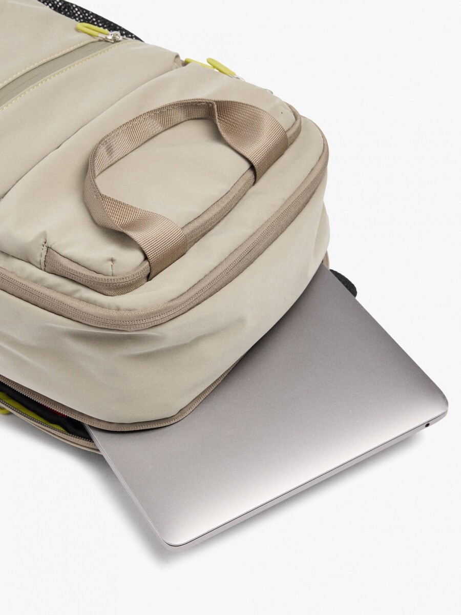 Mochila De Cabina De Nylon gris