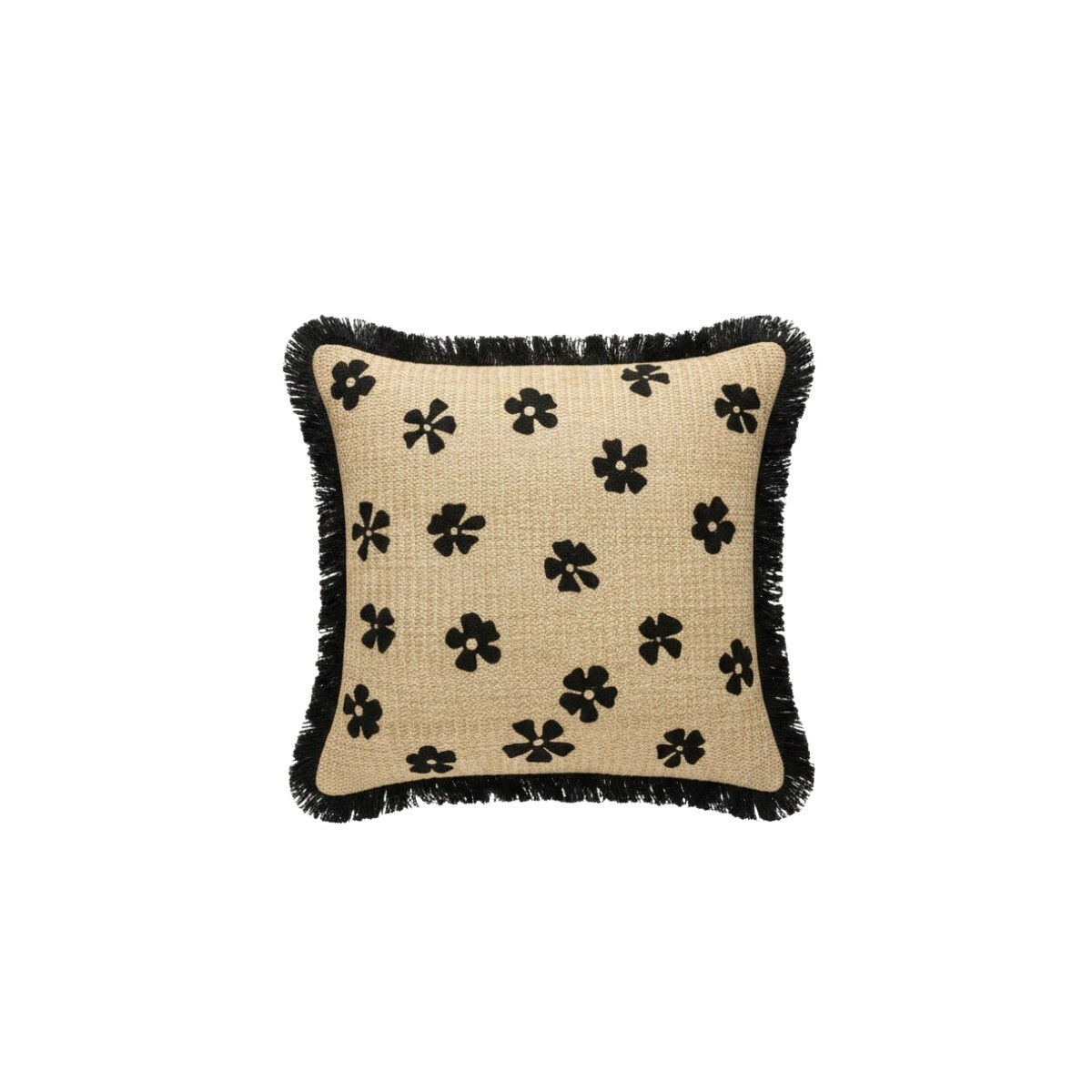 COJIN CUAD BEIGE COMB 45X45CM 