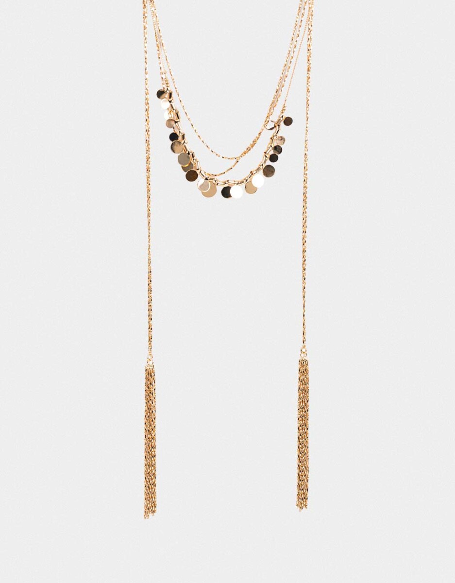 Collar Largo De Espejos 