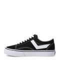 Championes Unisex PONY Casual Lona Gamuza Negro - Blanco