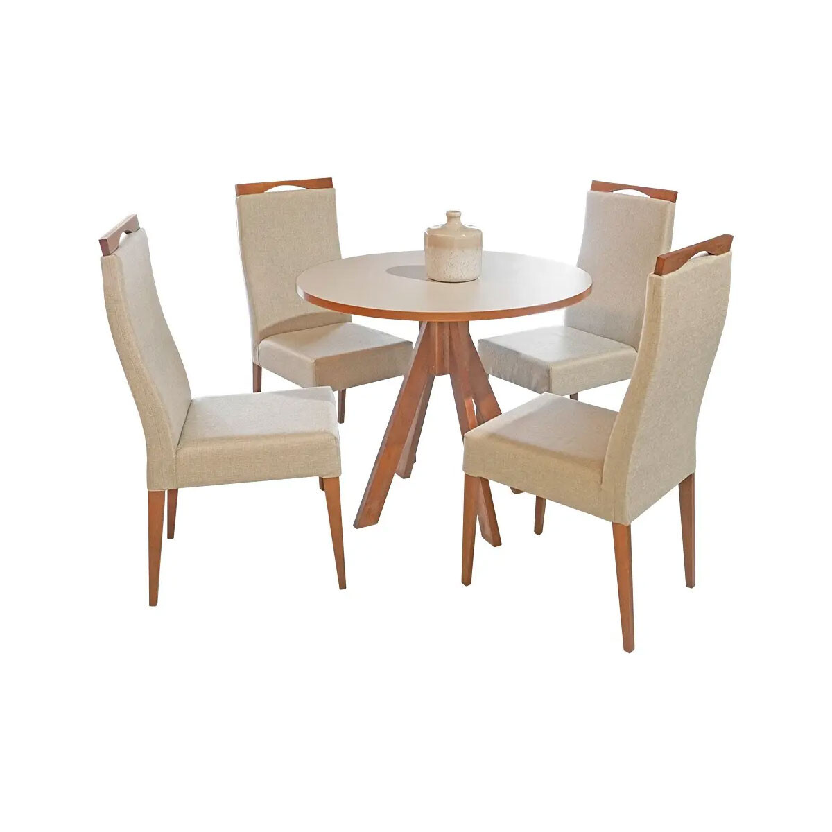 JGO DE COMEDOR SSL CH9107 DALLAS 4SILLAS 