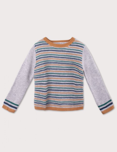 Sweater Melange Baby Gris Melange