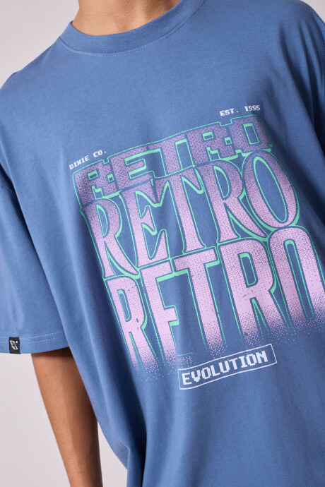 T-SHIRT MOYA DIXIE Azul Piedra