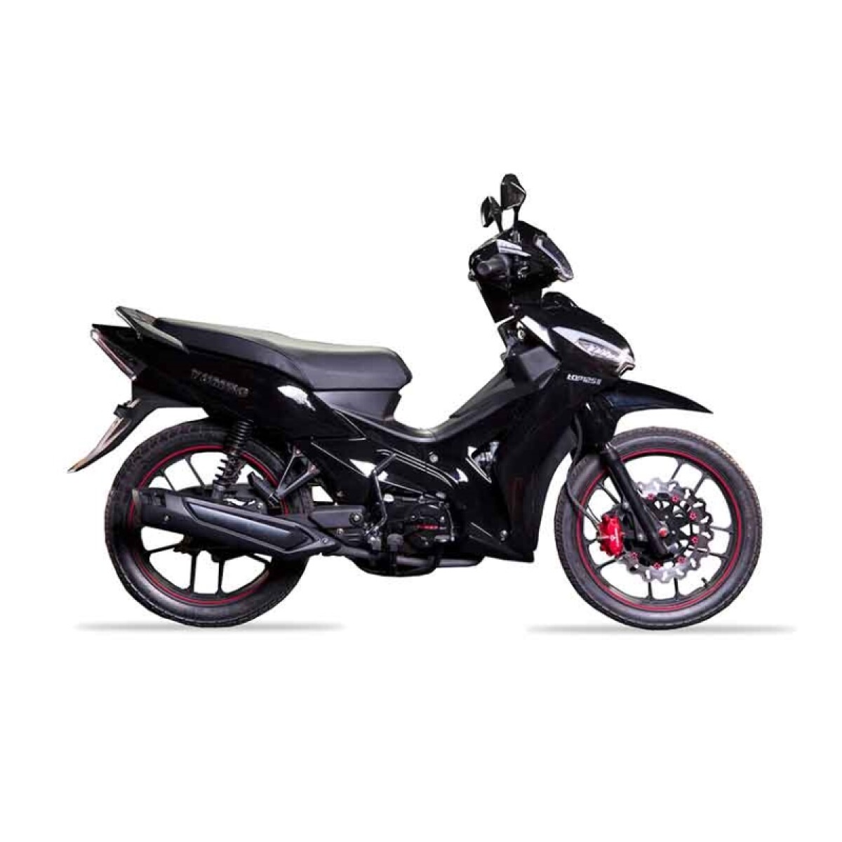 Moto Yumbo Cub Top125 Ii Llanta Aleacion - Negro 