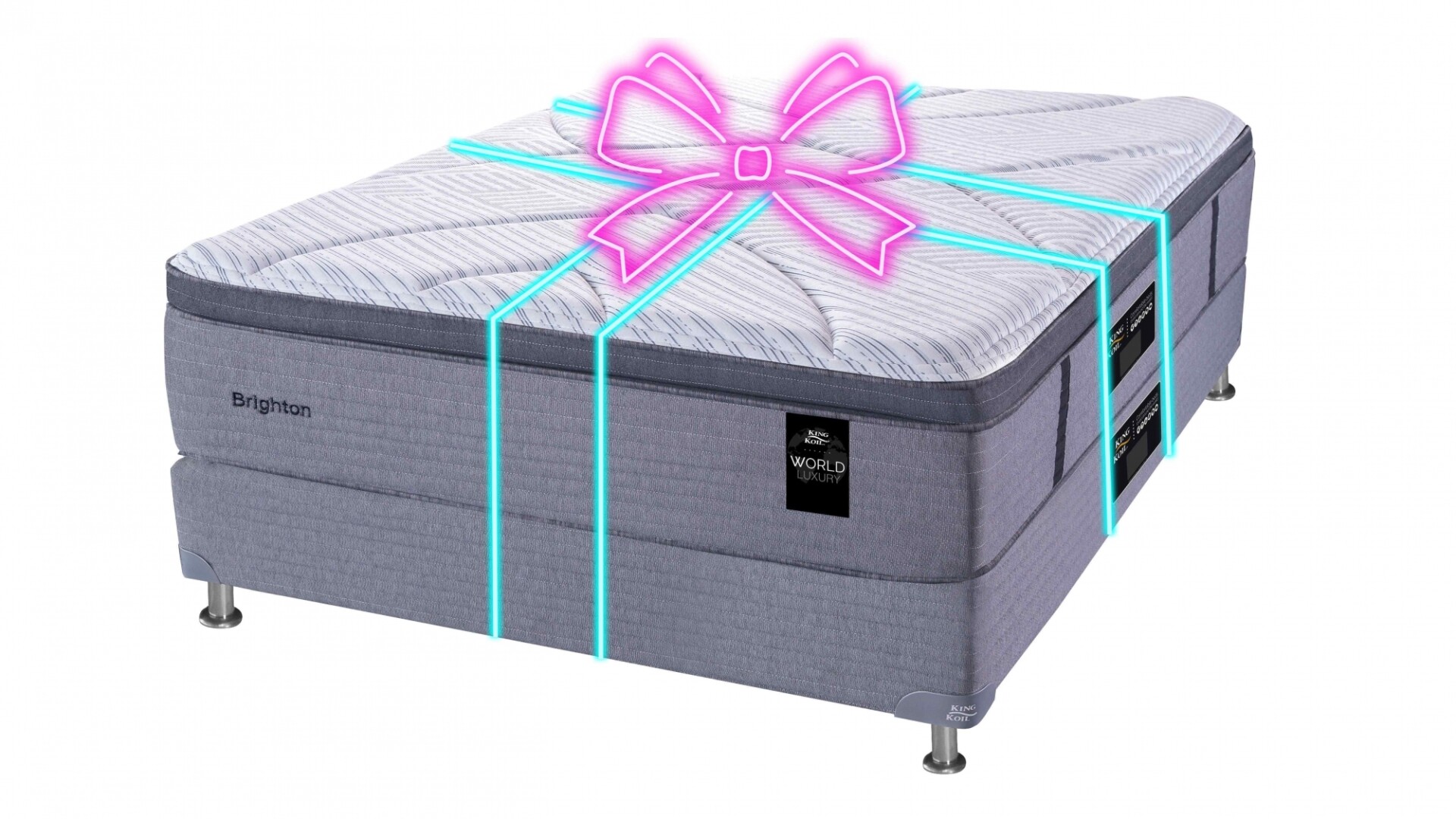 Colchón Brighton con Sommier - Queen 160x200 (con sommier de regalo) 