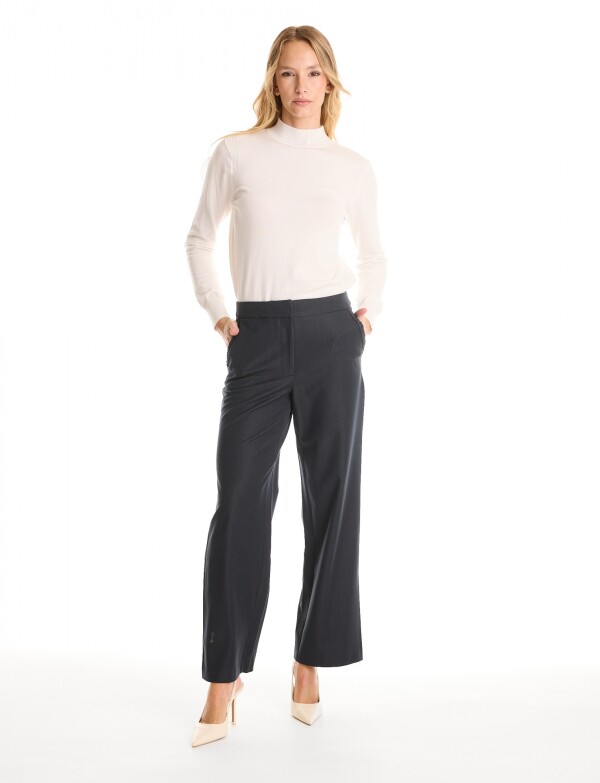 Pantalon Denim Wide AZUL