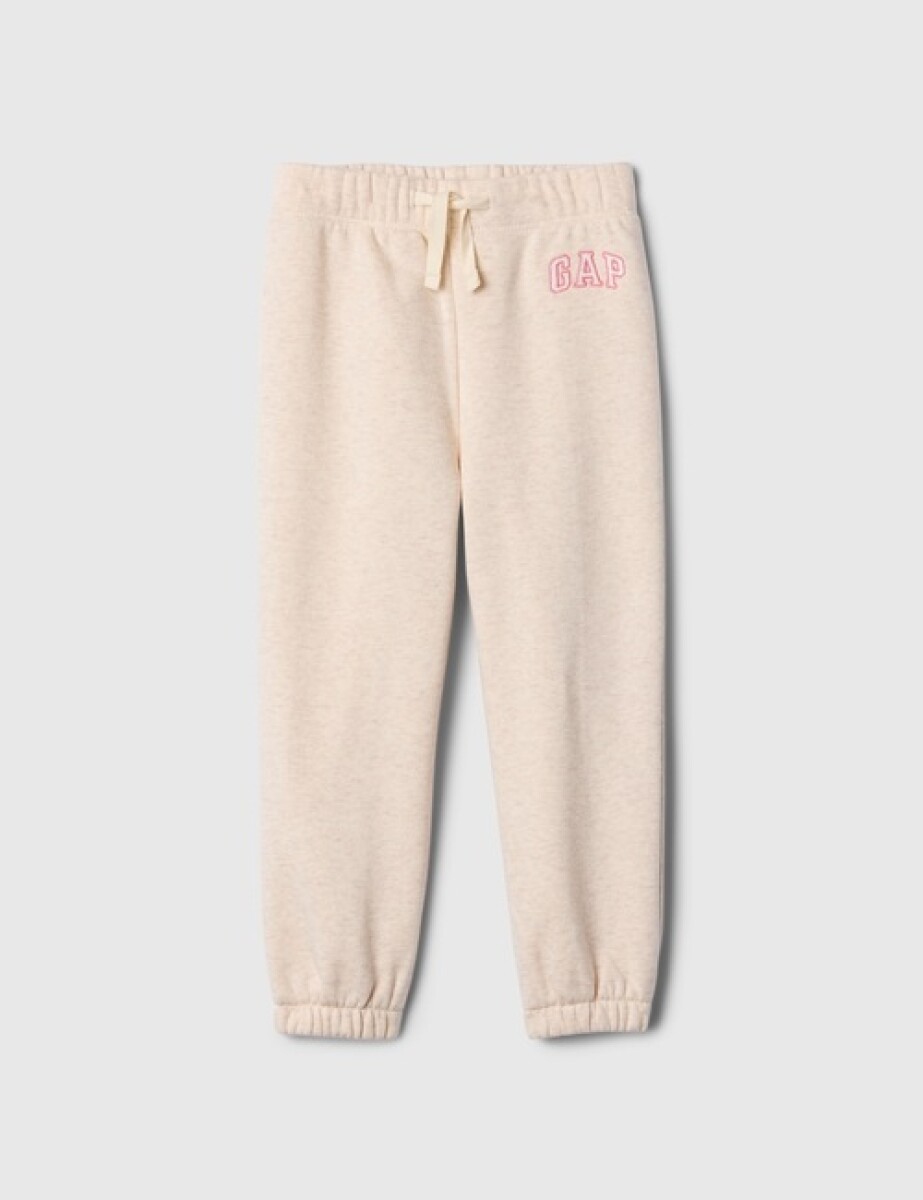 Pantalòn Deportivo Logo Gap Toddler Niña - Oatmeal Heather 