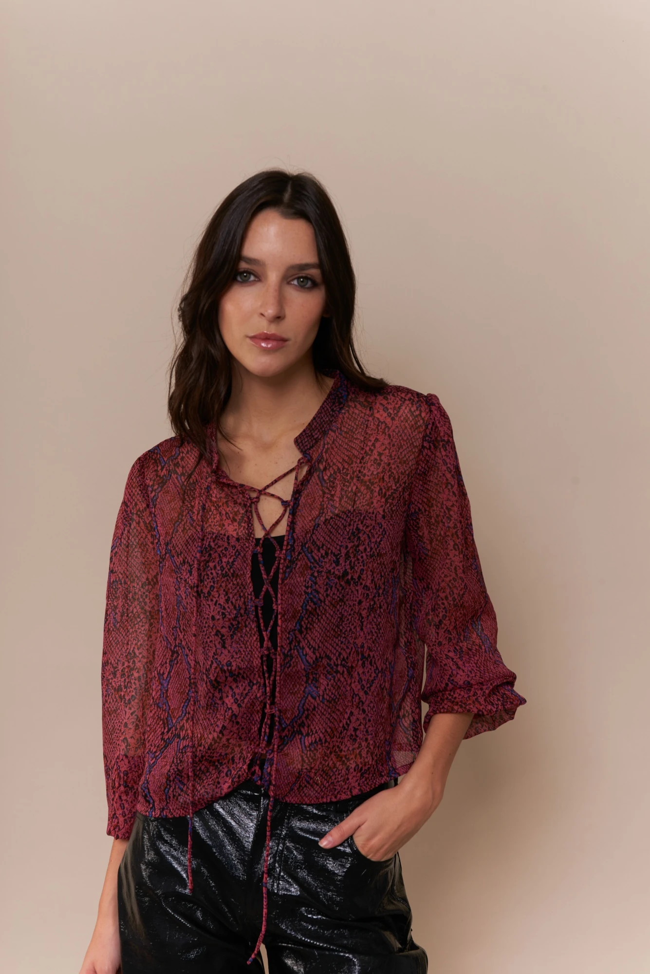 Blusa Diana rojo s