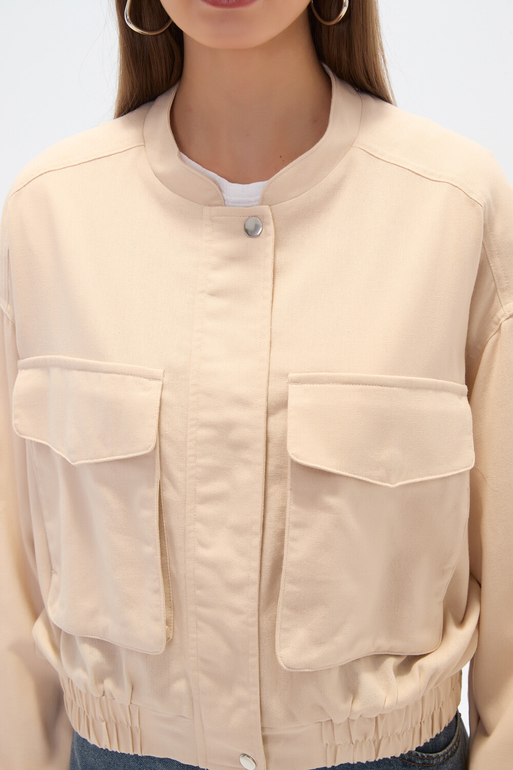 Chaqueta Liscen Beige Claro