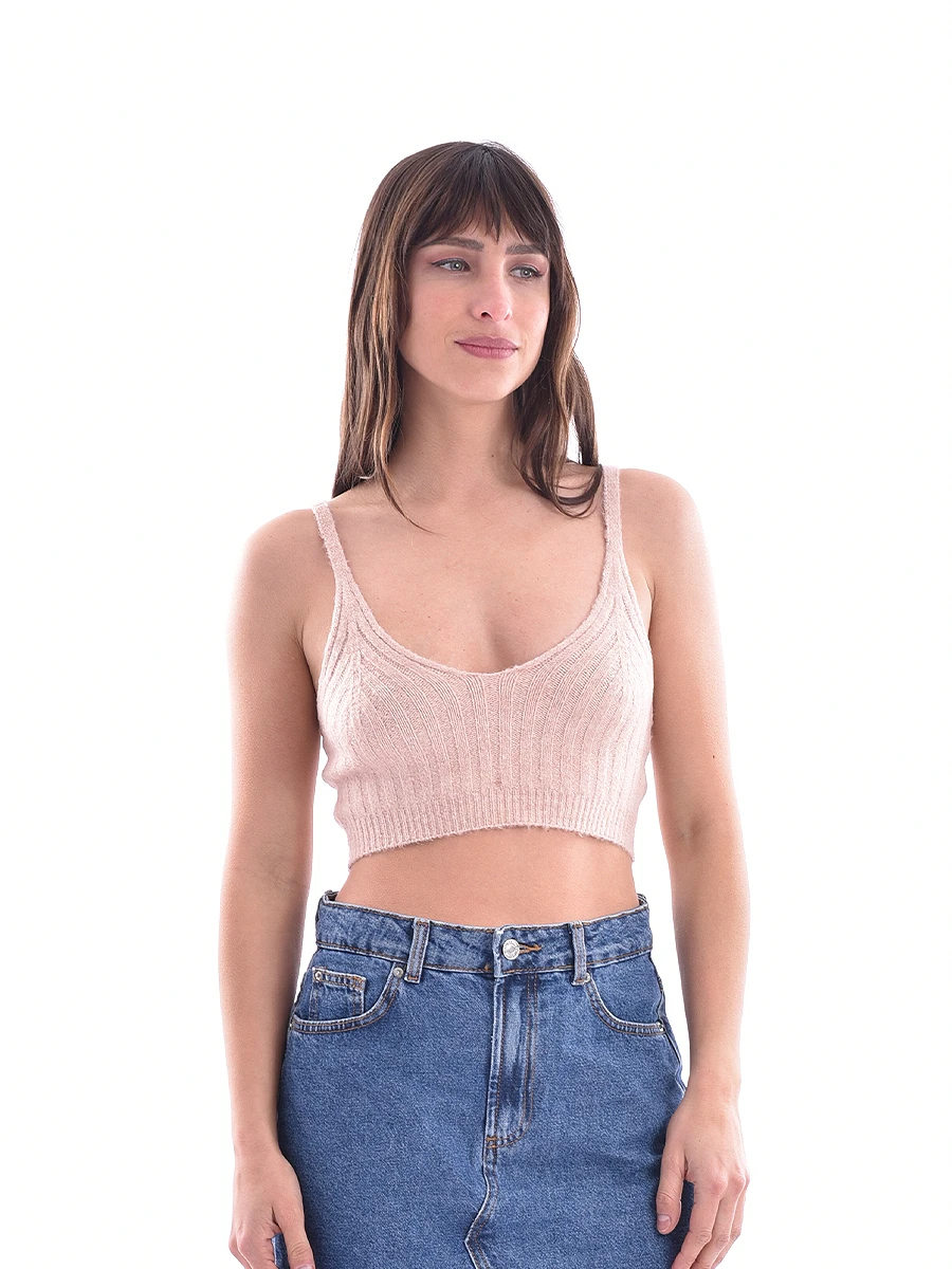 MUSCULOSA TEJIDA JOSEFINA - BEIGE 