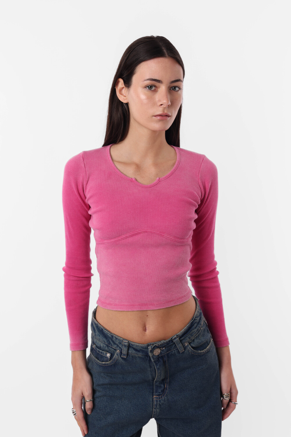 Top Layos Rosa