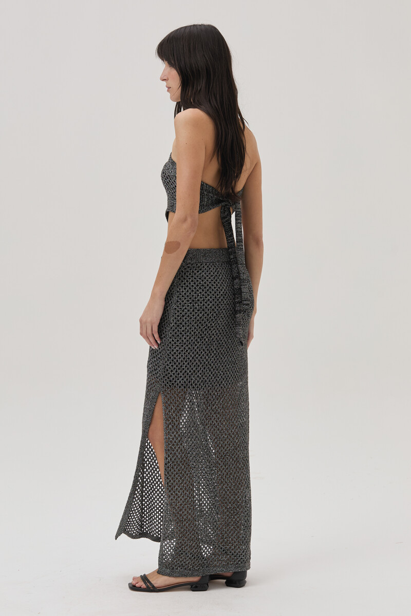 Vestido Joan Plateado