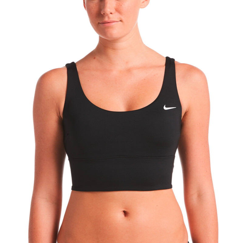 Traje de Baño Scoop Neck Midkini de Mujer Negro