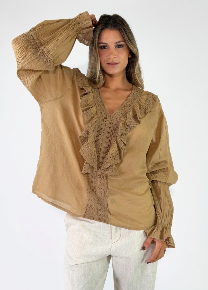 BLUSA BARU - CAMEL 