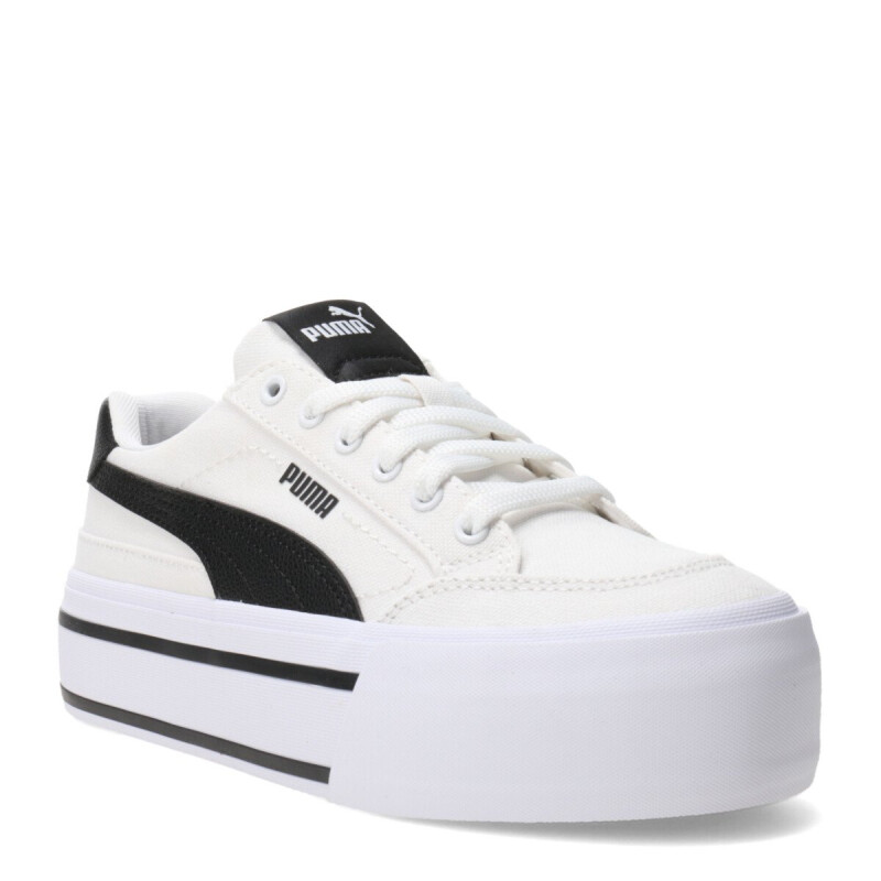 Championes de Mujer Puma Court Classic Vulc FS Platforma Blanco - Negro
