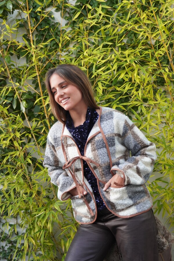 Field Coat Blanco / Gris