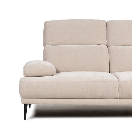 Rinconera Allegra- Tela Microfibra - Chaise Derecho 6686-4 Beige