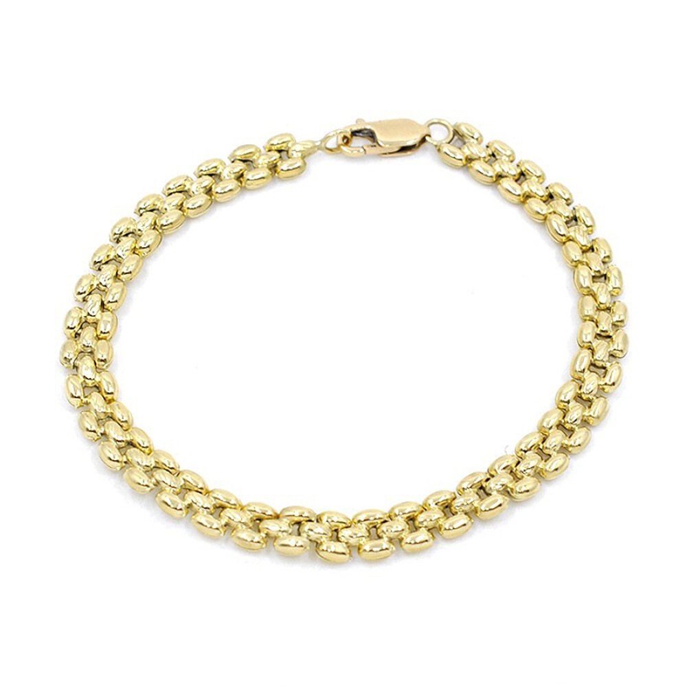 Pulsera Estilo Panther En Oro 18K Pulsera Estilo Panther En Oro 18K