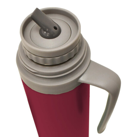 Termo Acero Inox 0.75L Manija Fija Mantiene Frío Calor Comet Bordó