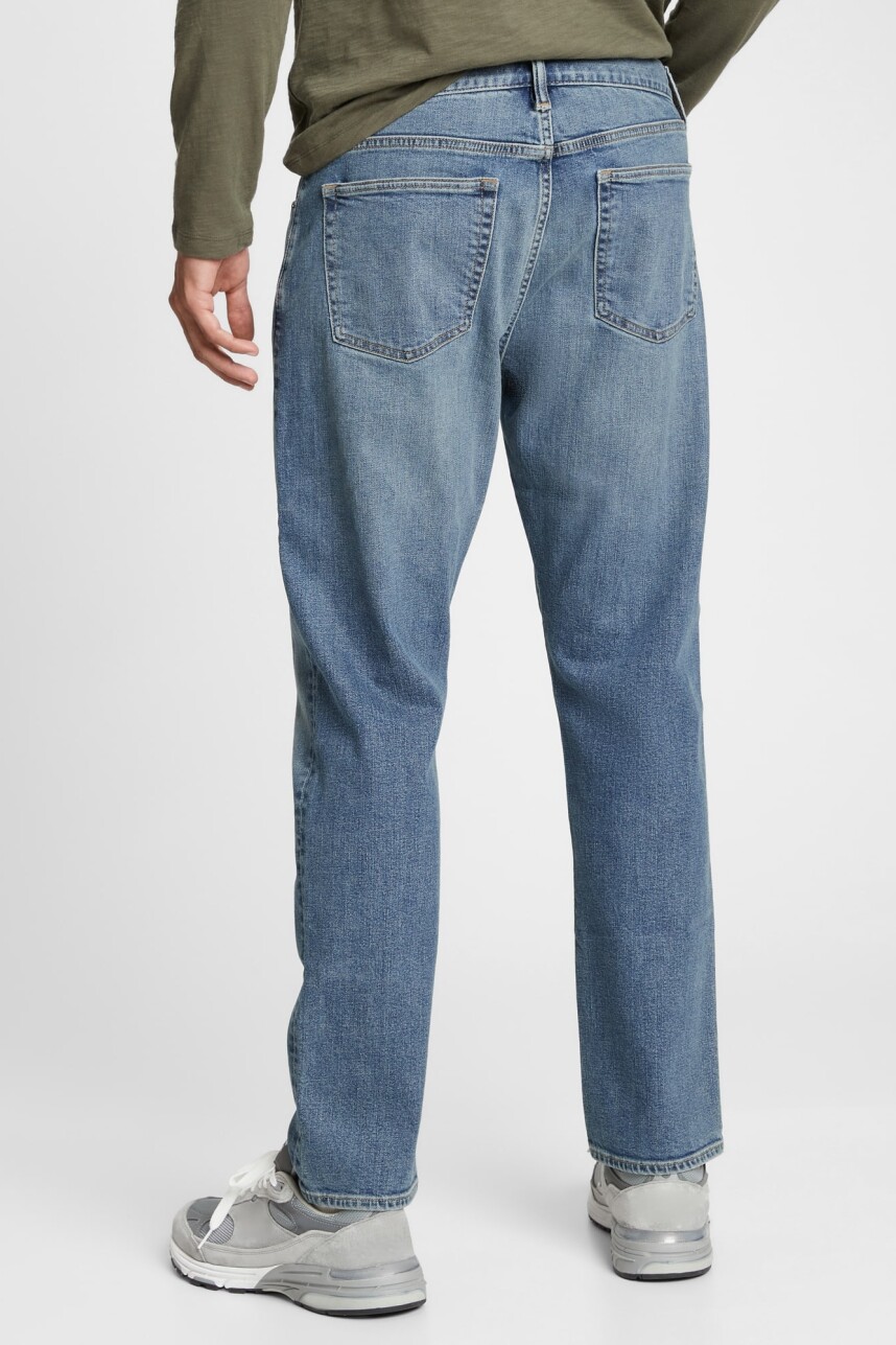 Jean Straight Taper Fairfax Hombre Medium Wash