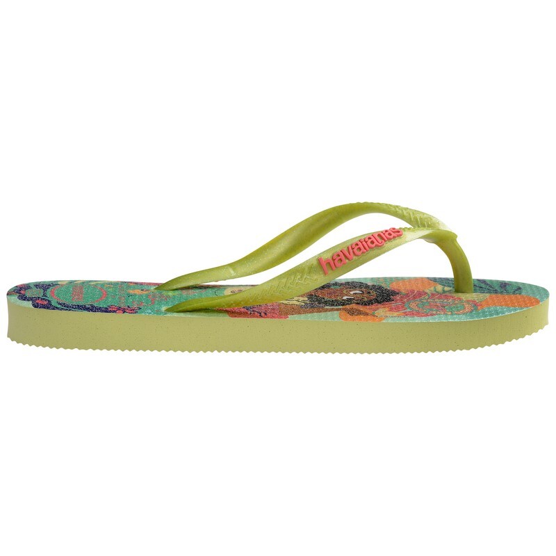 Ojotas Havaianas Kids Slim Princess Verde