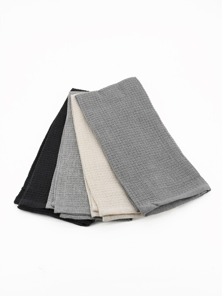 REPASADOR DE COCINA SET X4 GRIS (V)
