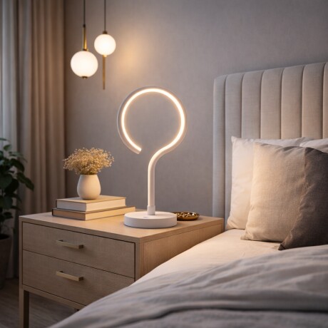 Portátil led Minimalista 3 intensidades 3 Toques BLANCA