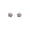 Caravanas Flor-Plata 925-Piedra Zirconia-CA3066 conpiedra