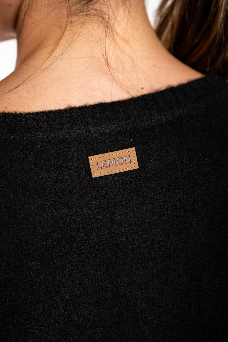 Sweater Rayado Negro