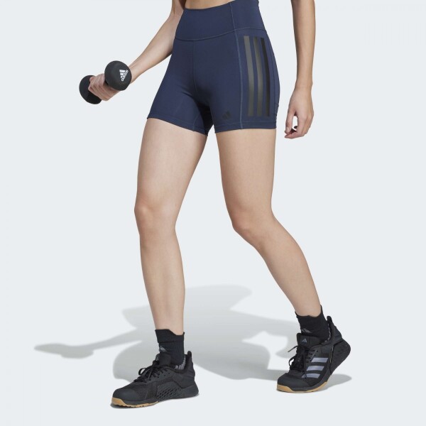 Calza Adidas Optime 3 Rayas Azul