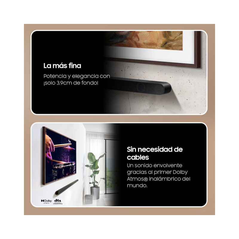 Barra de Sonido Ultra Slim Samsung HW-S800D/ZP Samsung Unica