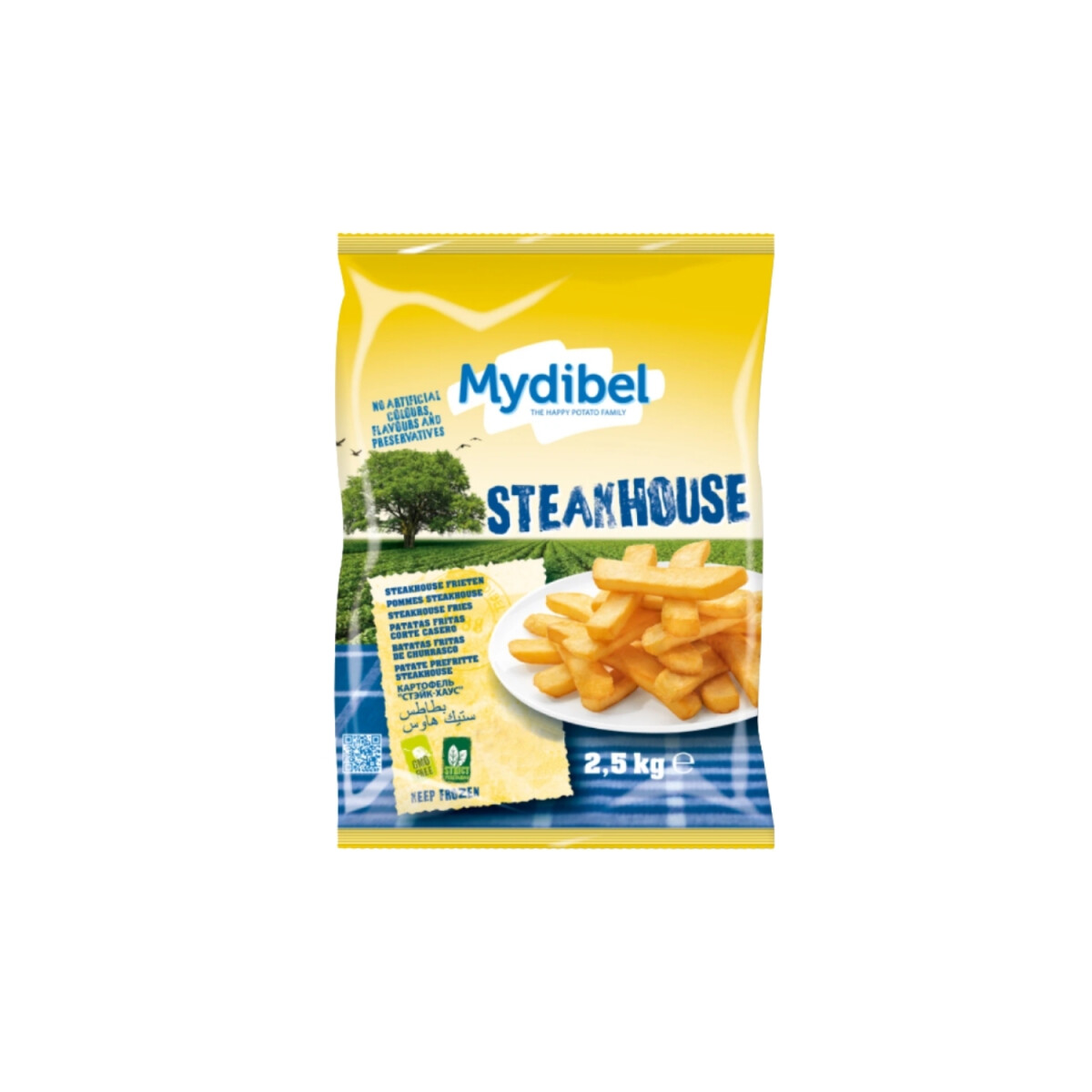 Papas Fritas Corte Grueso Mydibel - 2.5kg 