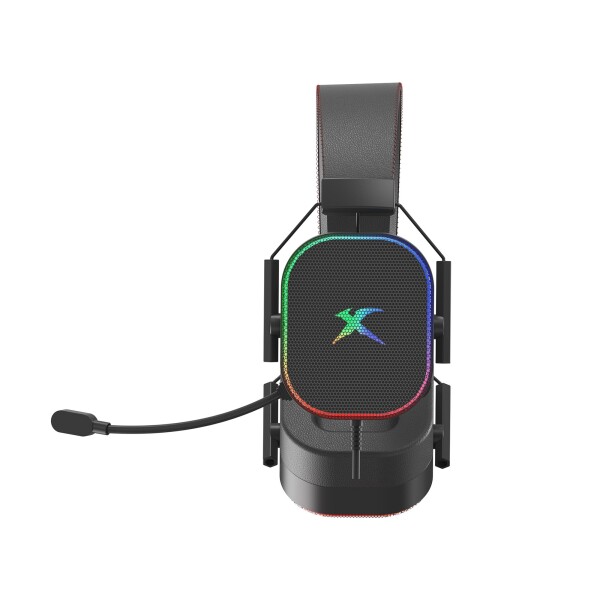 Auriculares Gamer Iluminacion Rgb Xtrike Me Gh-606 Ps5 Pc Variante Color Negro