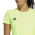 Remera de Mujer Adidas Adizero Essentials Amarillo Fluo