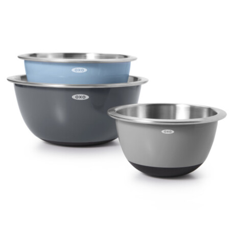 Juego de 3 Bowls OXO Acero Inoxidable