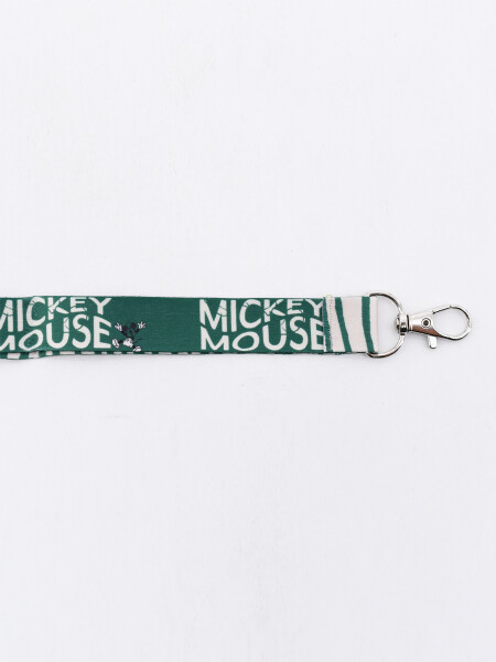 LLAVERO CINTA MICKEY DISNEY VERDE