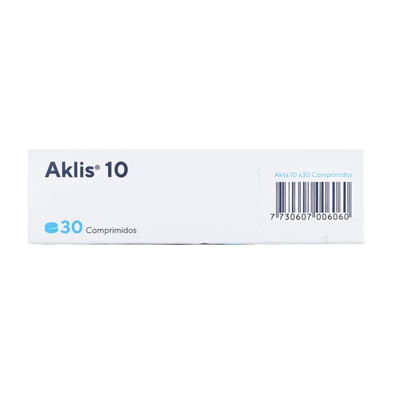 Aklis 10 Mg 30 Comprimidos Aklis 10 Mg 30 Comprimidos