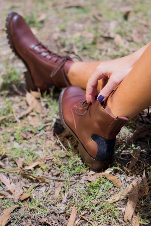 Saddle Boots Marrón