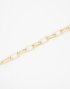 Pulseras Flexibles Metal Pulsera Flexible Maxi Eslabones - Dorado